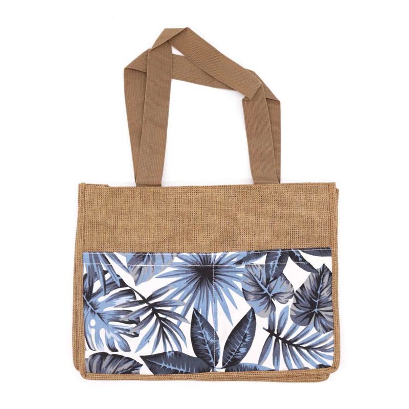 Sac de Courses Tropical Market - (3 motifs assortis) - 40 x 30 x 9 cm