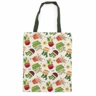 Sac Classique à Fermeture Éclair (Motif Cactus) 40x34cm