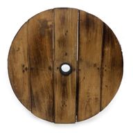 Tabouret Baril à Bière et Porte-Parasol - Naturel