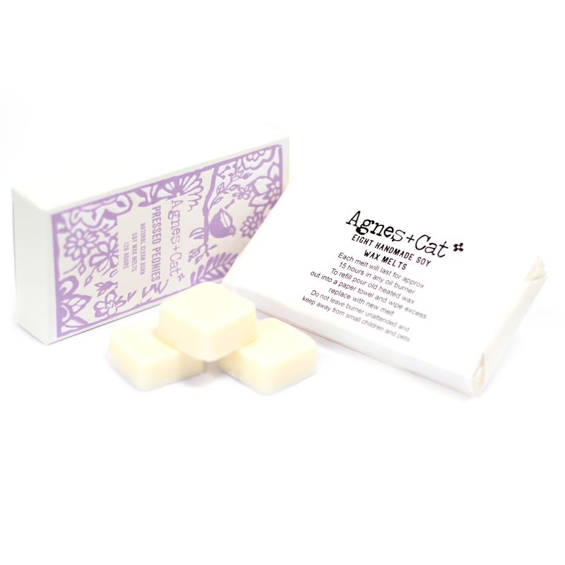 Boîte de 8 Fondants de Cire - Pivoine pressée