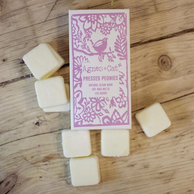 Boîte de 8 Fondants de Cire - Pivoine pressée