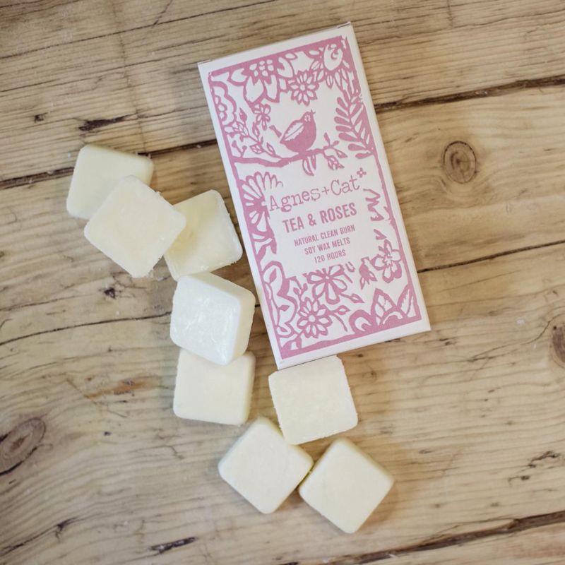 Boîte de 8 Fondants de Cire - Thé + Roses