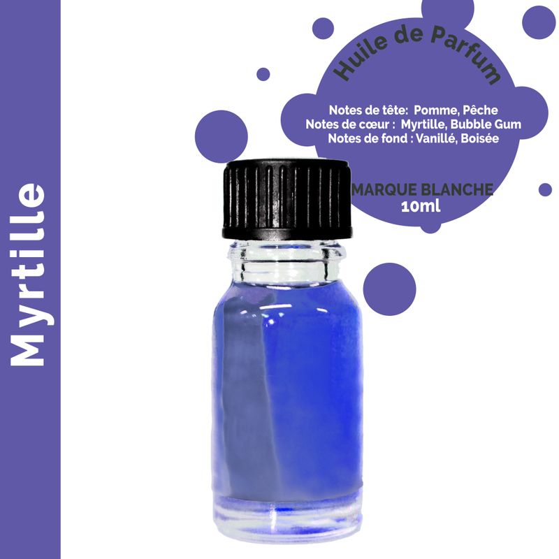 Huile Parfumée Myrtille 10ml - SANS ETIQUETTE