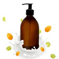 Lotion Framboise & Grenade 300ml - Sans étiquttes