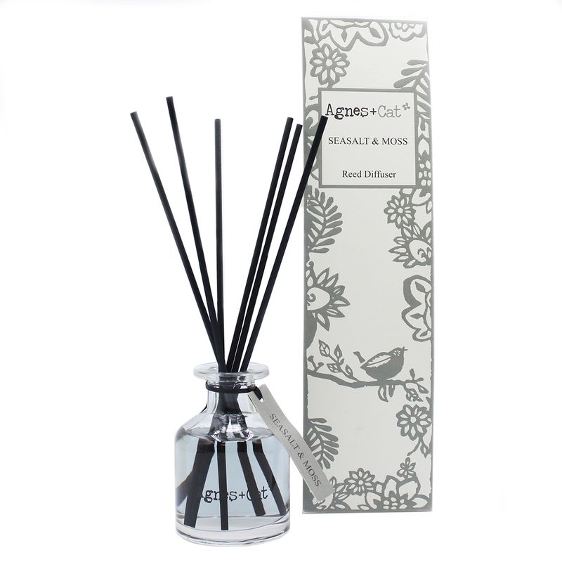 Coffret de 3 Diffuseurs d'Ambiance à Roseaux 140ml - Sel de Mer et Mousse