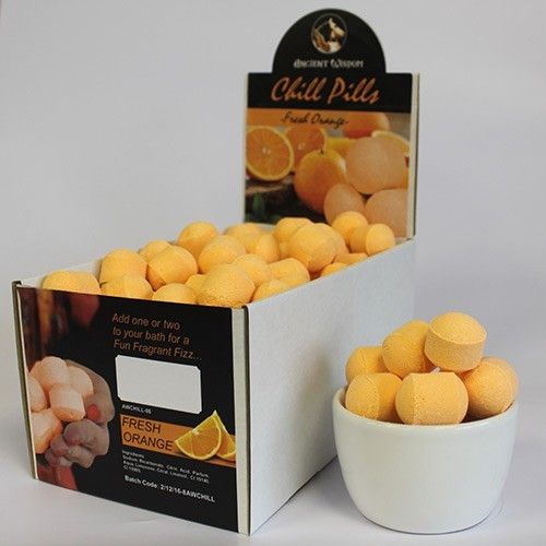 Minis boules de bain - Orange Fraiche