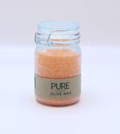 Bougies Pot Pure Cire d'Olive 120x70 - Mandarine