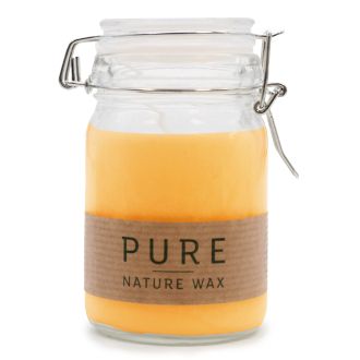 Bougies Pot Pure Cire d'Olive 120x70 - Mandarine