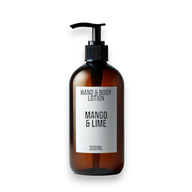 Lotion Mangue & Citron Vert 300ml -Sans étiquettes