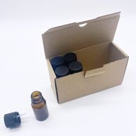 Boîtes en carton avec plateau pour 10 flacons de 10ml