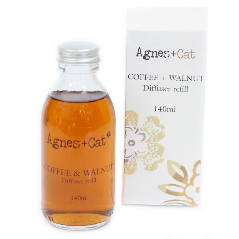 140 ml Recharge de diffuseur à roseaux - Café et Noix