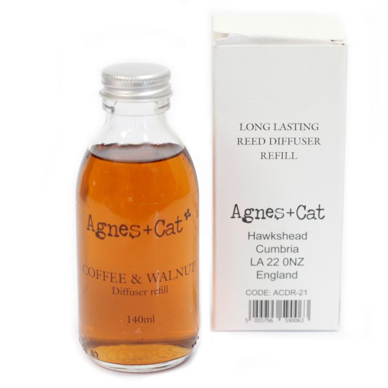 140 ml Recharge de diffuseur à roseaux - Café et Noix