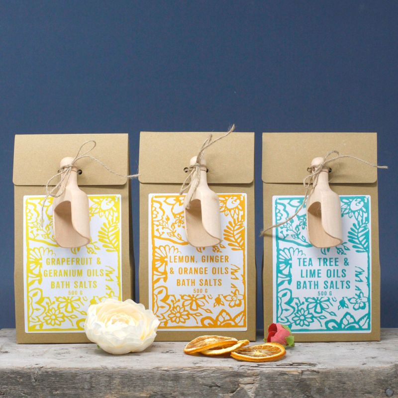 Sels de Bain Citron, Gingembre & Orange 500g