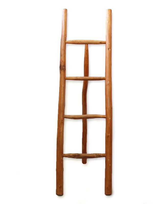 Grande Echelle en Teck - 1,5 m - Naturel