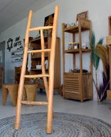 Grande Echelle en Teck - 1,5 m - Naturel