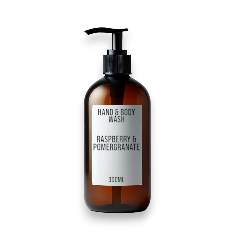 Nettoyant Mains & Corps - Framboise & Grenade Marque Blanche 300 ml