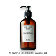 Gel Lavant Mains & Corps - Genévrier, Tilleul & Menthe verte Marque blanche 250ml