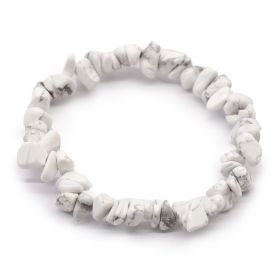 Bombe de Bain avec Bracelet en Jaspe Blanc