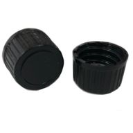 Bouchon Noir pour Flacons Compte-gouttes TE Fermeture de Boreseal GL18-52 - Pas de Compte-gouttes