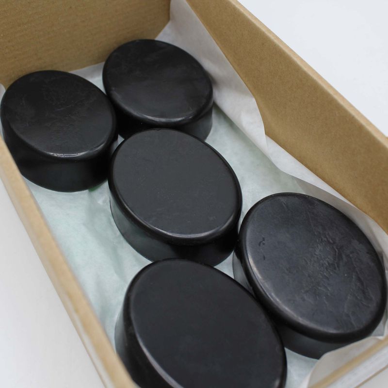 Savon au Charbon 85g- Citron - Marque Blanche
