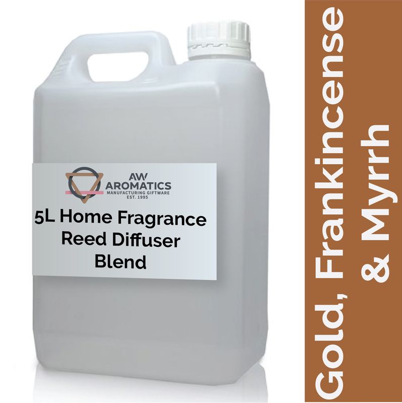 Mélange pour Diffuseur à Bâtonnets en Vrac 5L – Or, Encens & Myrrhe
