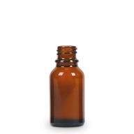 Bouteille Compte-gouttes en Verre Ambré 15ml