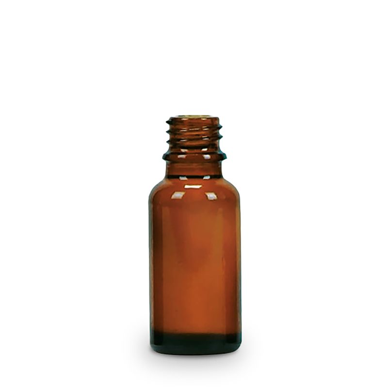Bouteille Compte-gouttes en Verre Ambré de 20ml
