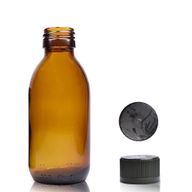 Bouteille Médicinale en Verre Ambré de 150 ml - Sans Bouchon