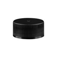 Bouchon en Plastique Noir pour Bouteille en Verre Médicinale, 28 mm