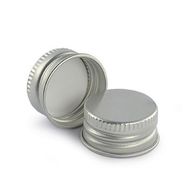 Bouchon en Aluminium Argenté pour Bouteille en Verre Médicinale, 28 mm