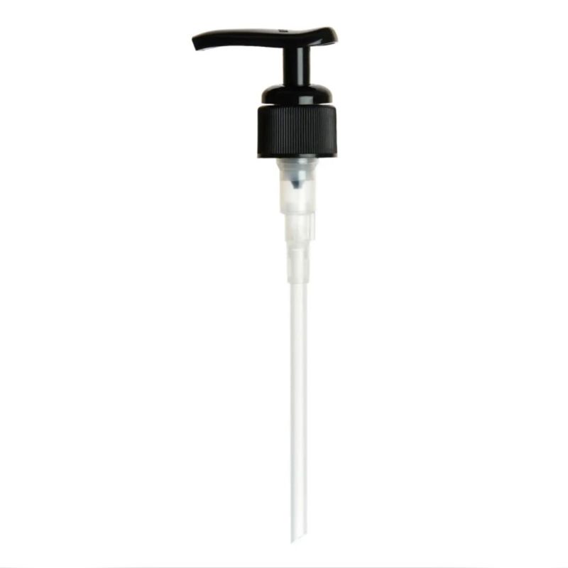 Pompe Noire en Plastique pour Bouteille en Verre Médicinale, 28 mm