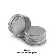 Bouchon pour Bouteille Boston Ambrée (pour 30ml & 60ml) - Aluminium 20mm