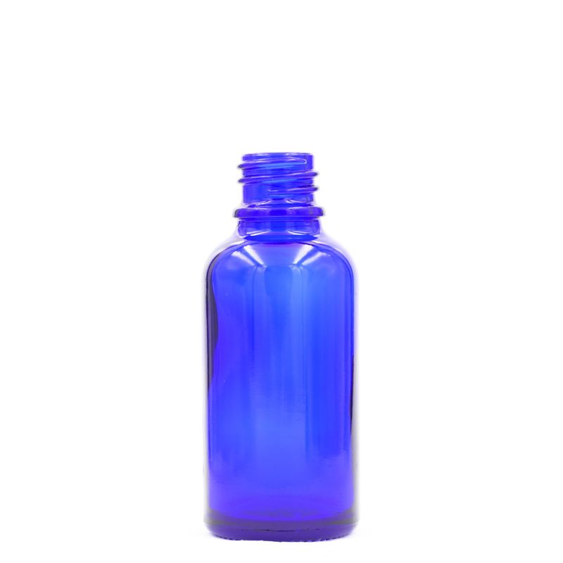 Bouteille Compte-gouttes en Verre Bleu de 10ml - Sans Bouchon