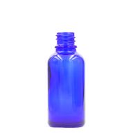 Bouteille Compte-gouttes en Verre Bleu de 15ml - Sans Bouchon