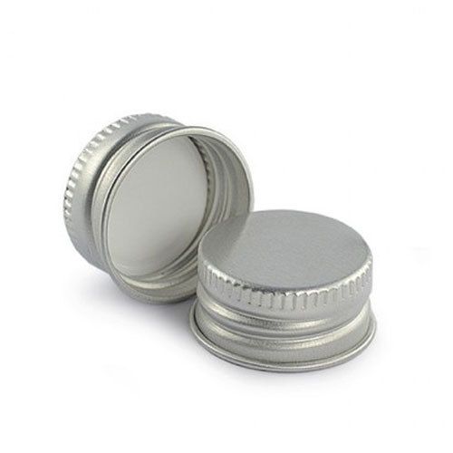 Bouchon pour Flacon Compte-Gouttes en Verre – Aluminium Argenté