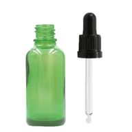 Bouteille Compte-gouttes en Verre Vert 30ml  - Sans Bouchon
