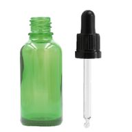 Bouteille Compte-gouttes en Verre Vert 50ml  - Sans Bouchon