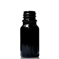 Bouteille Compte-gouttes en Verre Noir 10ml - Sans Bouchon