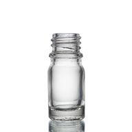 Bouteille Compte-gouttes en Verre Transparent de 5ml - Sans Bouchon