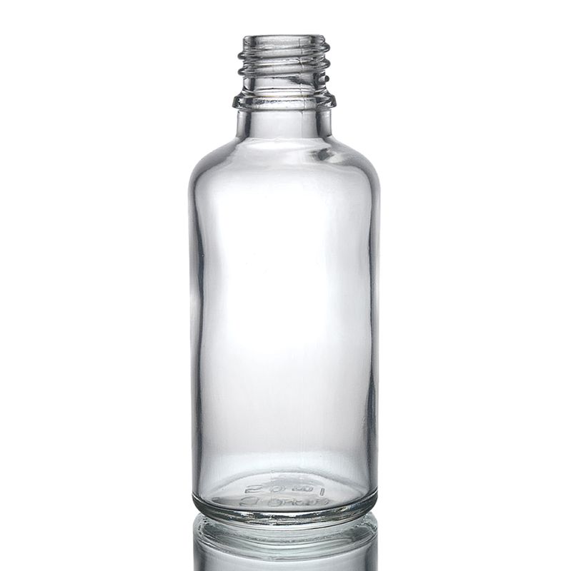 Bouteille Compte-gouttes en Verre Transparent de 100ml - Sans Bouchon