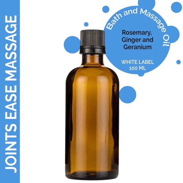 Huile de Massage Apaisante pour Articulations - 100ml - Marque Blanche
