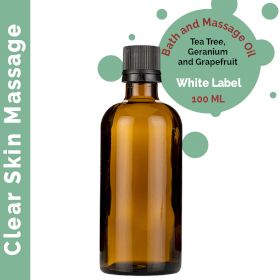 Huile de Massage Peau Claire - 100 ml - Marque Blanche
