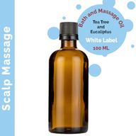 Huile de Massage Cuir Chevelu - 100ml - Marque Blanche