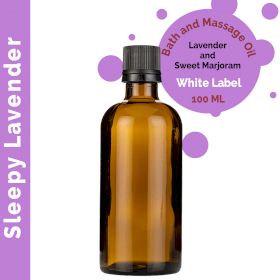 Huile de Massage Lavande - 100ml - Marque Blanche
