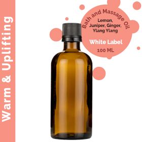 Huile de Massage Chauffante et Vivifiante - 100 ml - Marque Blanche