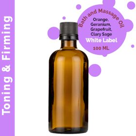 Huile de Massage Tonifiante et Raffermissante - 100 ml - Marque Blanche