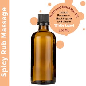 Huile de Massage Epicée - 100 ml - Marque Blanche