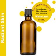Huile de Massage Peau Radieuse - 100 ml - Marque Blanche
