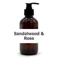 Gel Lavant Mains & Corps - Bois de santal & Rose Marque blanche 250ml