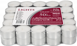 Bougies Chauffe-plats Non Parfumées - 8h